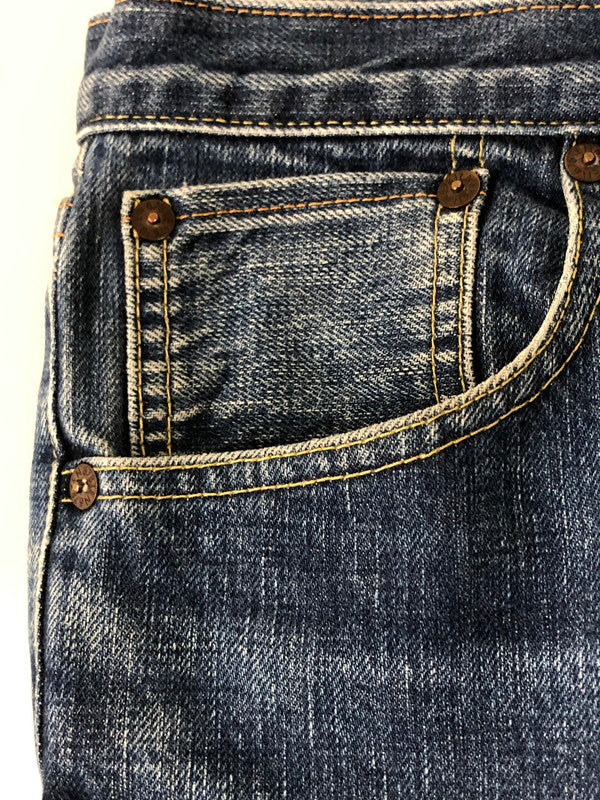 【現状渡し品】【メンズ】 TENDERLOIN テンダーロイン CHINCHBACK STRAIGHT DENIM PANTS デニム パンツ メンズ ボトムス ジーンズ ジーパン 153-260512-em-53-min カラー：インディゴブルー 万代Net店