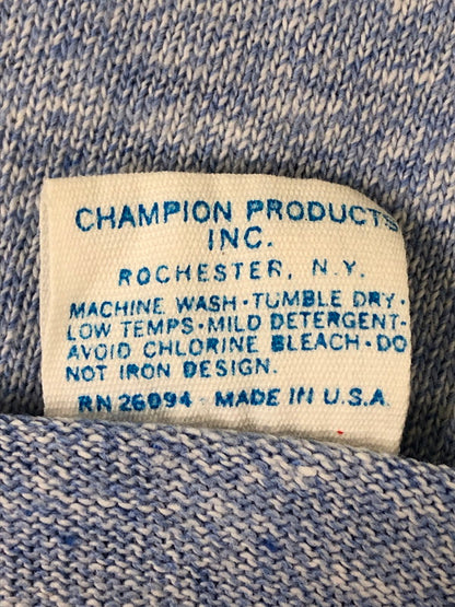 【現状渡し品】【メンズ】 CHAMPION チャンピオン 70S バータグ ST.MEINRAD TEE 半袖Tシャツ メンズ トップス 70年代 ヴィンテージ 146-260512-em-42-min サイズ：L カラー：ライトブルー 万代Net店