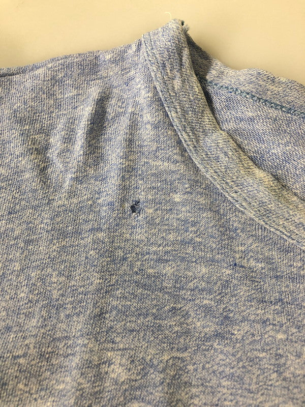 【現状渡し品】【メンズ】 CHAMPION チャンピオン 70S バータグ ST.MEINRAD TEE 半袖Tシャツ メンズ トップス 70年代 ヴィンテージ 146-260512-em-42-min サイズ：L カラー：ライトブルー 万代Net店