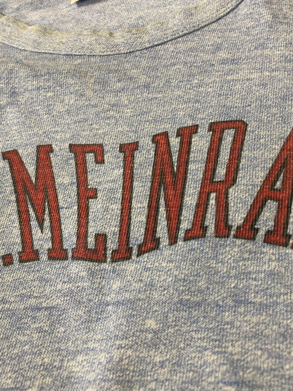 【現状渡し品】【メンズ】 CHAMPION チャンピオン 70S バータグ ST.MEINRAD TEE 半袖Tシャツ メンズ トップス 70年代 ヴィンテージ 146-260512-em-42-min サイズ：L カラー：ライトブルー 万代Net店