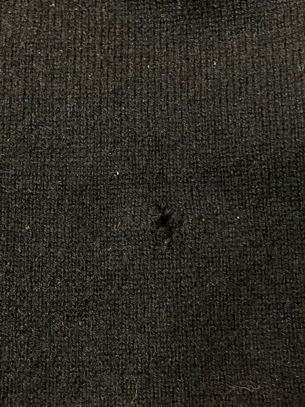 【現状渡し品】【メンズ】 TASSO ELBA タッソ エルバ CASHMERE KNIT POLOSHIRT カシミア ニット ポロシャツ 長袖 トップス 146-260519-yn-28-min サイズ：L カラー：ブラック 万代Net店