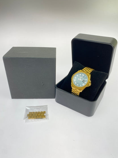 【中古品】【メンズ】 CRYSTAL CARTER クリスタルカーター FELIX 2 FX2-8573G-03 フィリックス2 クウォーツ 腕時計 197-260519-yn-20-min カラー：ゴールド 万代Net店