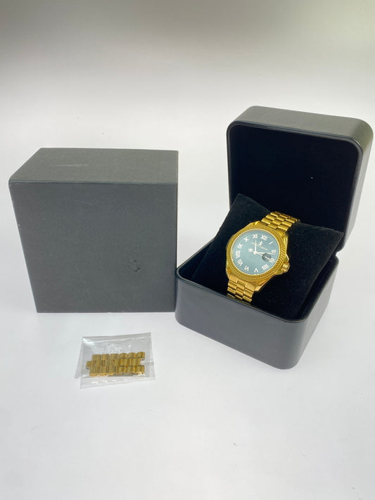 【中古品】【メンズ】 CRYSTAL CARTER クリスタルカーター FELIX 2 FX2-8573G-03 フィリックス2 クウォーツ 腕時計 197-260519-yn-20-min カラー：ゴールド 万代Net店