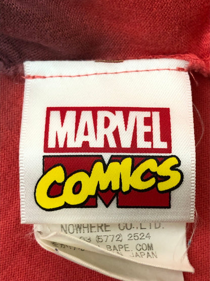 【中古品】【メンズ】 A BATHING APE × MARVEL ア ベイシング エイプ マーベル SPIDERMAN GRADATION T-SHIRT 半袖Tシャツ トップス 142-260519-yn-30-min サイズ：S カラー：ネイビー 万代Net店