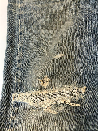 【現状渡し品】【メンズ】 LEVI'S リーバイス 501 66前期 DENIM PANTS 501 デニム パンツ ヴィンテージ メンズ ボトムス ジーンズ 157-260515-em-36-min サイズ：W35 カラー：インディゴブルー 万代Net店