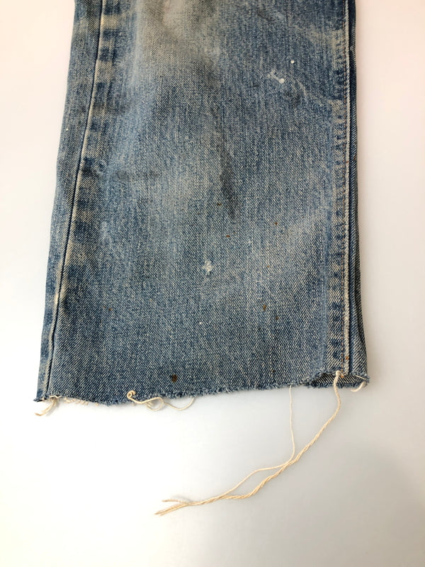 【現状渡し品】【メンズ】 LEVI'S リーバイス 501 66前期 DENIM PANTS 501 デニム パンツ ヴィンテージ メンズ ボトムス ジーンズ 157-260515-em-36-min サイズ：W35 カラー：インディゴブルー 万代Net店