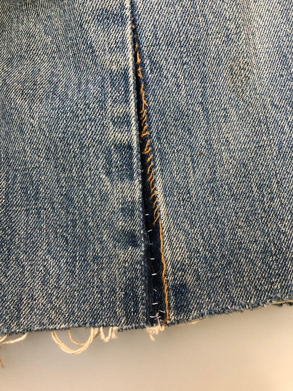 【現状渡し品】【メンズ】 LEVI'S リーバイス 501 66前期 DENIM PANTS 501 デニム パンツ ヴィンテージ メンズ ボトムス ジーンズ 157-260515-em-36-min サイズ：W35 カラー：インディゴブルー 万代Net店