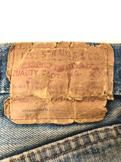 【現状渡し品】【メンズ】 LEVI'S リーバイス 501 66前期 DENIM PANTS 501 デニム パンツ ヴィンテージ メンズ ボトムス ジーンズ 157-260515-em-36-min サイズ：W35 カラー：インディゴブルー 万代Net店