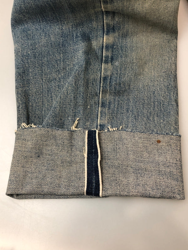 【現状渡し品】【メンズ】 LEVI'S リーバイス 501 66前期 DENIM PANTS 501 デニム パンツ ヴィンテージ メンズ ボトムス ジーンズ 157-260515-em-36-min サイズ：W35 カラー：インディゴブルー 万代Net店