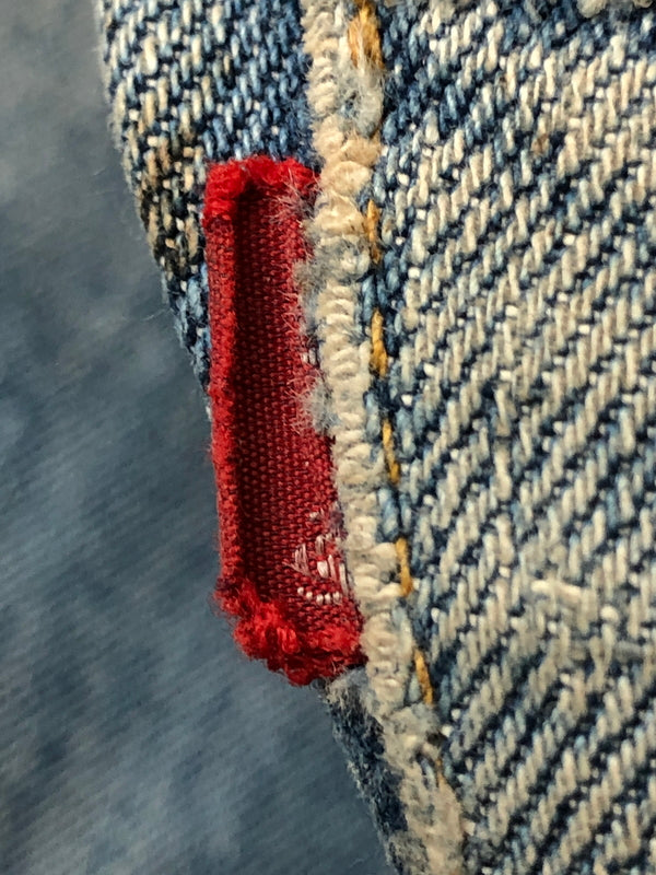 【現状渡し品】【メンズ】 LEVI'S リーバイス 501 66前期 DENIM PANTS 501 デニム パンツ ヴィンテージ メンズ ボトムス ジーンズ 157-260515-em-36-min サイズ：W35 カラー：インディゴブルー 万代Net店