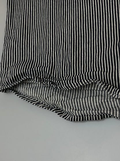 【中古品】【メンズ】 BIG MIKE ビッグマイク HICKORY STRIPE L/S SHIRT 101815005 ヒッコリー ストライプ ロングスリーブシャツ 長袖シャツ トップス 145-260519-yn-31-min サイズ：XL カラー：ネイビー 万代Net店