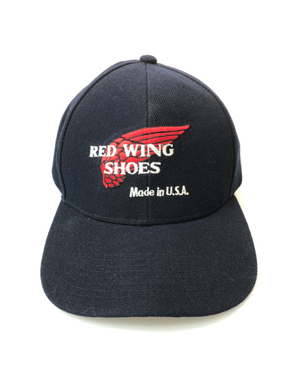 【中古品】【メンズ/レディース】 REDWING レッドウィング LOGO CAP ロゴ キャップ 帽子 ビーニー アメリカ 185-260519-em-01-min カラー：ネイビー 万代Net店