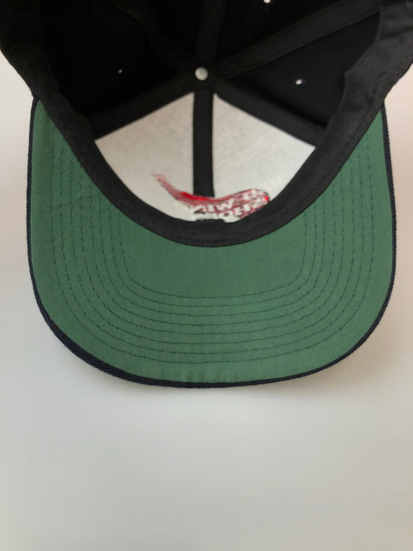 【中古品】【メンズ/レディース】 REDWING レッドウィング LOGO CAP ロゴ キャップ 帽子 ビーニー アメリカ 185-260519-em-01-min カラー：ネイビー 万代Net店
