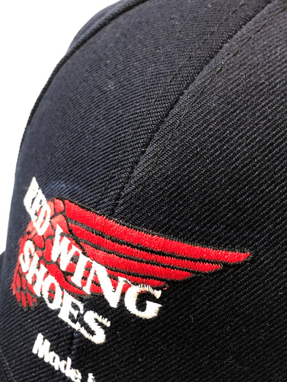 【中古品】【メンズ/レディース】 REDWING レッドウィング LOGO CAP ロゴ キャップ 帽子 ビーニー アメリカ 185-260519-em-01-min カラー：ネイビー 万代Net店