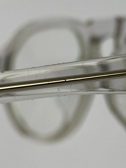 【中古品】【メンズ】 OWN オウン 07 CLEAR ナンバーセブン クリア メガネ 眼鏡 パイロットグラス 49□21-145 203-260512-em-20-min カラー：クリア 万代Net店
