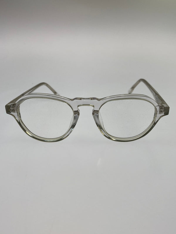 【中古品】【メンズ】 OWN オウン 07 CLEAR ナンバーセブン クリア メガネ 眼鏡 パイロットグラス 49□21-145 203-260512-em-20-min カラー：クリア 万代Net店