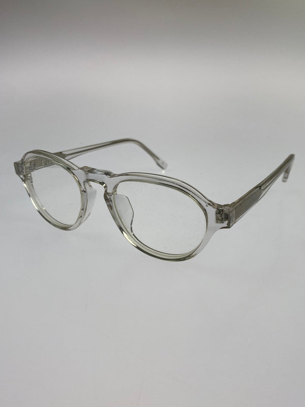 【中古品】【メンズ】 OWN オウン 07 CLEAR ナンバーセブン クリア メガネ 眼鏡 パイロットグラス 49□21-145 203-260512-em-20-min カラー：クリア 万代Net店