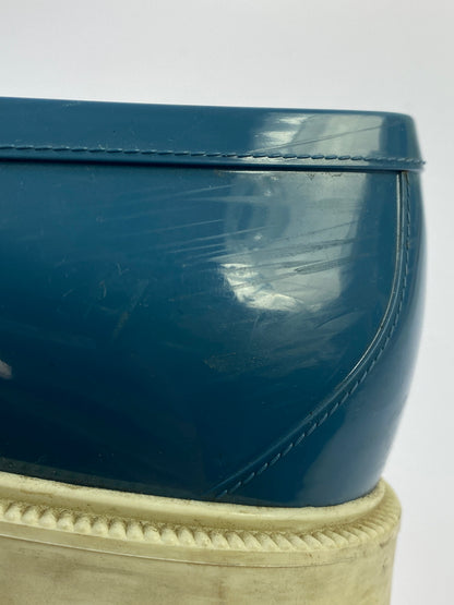 【中古品】【メンズ】 GUCCI グッチ ラバーホースビットローファー 靴 164-260519-yn-11-min サイズ：9 カラー：ブルー系 万代Net店