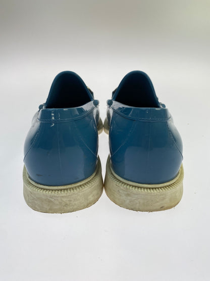 【中古品】【メンズ】 GUCCI グッチ ラバーホースビットローファー 靴 164-260519-yn-11-min サイズ：9 カラー：ブルー系 万代Net店