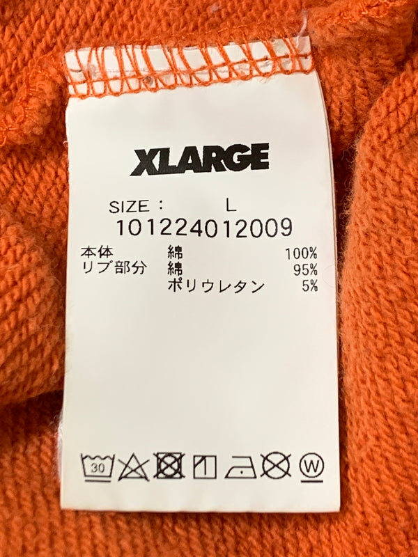 【中古品】【メンズ】 XLARGE エクストララージ FLOWER PULLOVER HOODIE 101224012009 プルオーバー パーカー フーディー メンズ トップス フード付きトレーナー 142-260518-em-39-min サイズ：L カラー：オレンジ 万代Net店