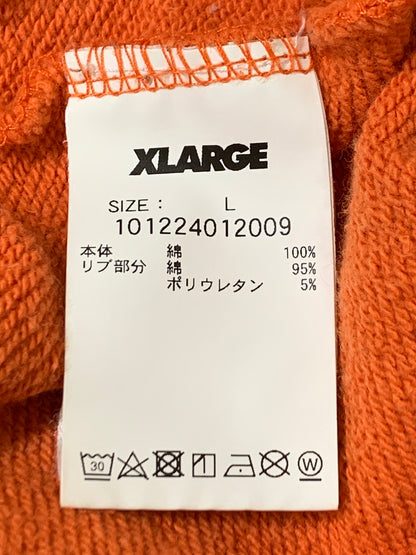 【中古品】【メンズ】 XLARGE エクストララージ FLOWER PULLOVER HOODIE 101224012009 プルオーバー パーカー フーディー メンズ トップス フード付きトレーナー 142-260518-em-39-min サイズ：L カラー：オレンジ 万代Net店