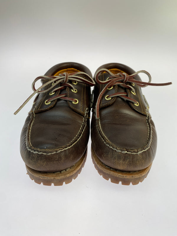 【現状渡し品】【メンズ】 TIMBERLAND ティンバーランド AUTHENTICS 3EYE CLASSIC LUG オーセンティック スリーアイ クラシック ラグ 靴 164-260519-yn-09-min サイズ：26.0cm カラー：ブラウン 万代Net店