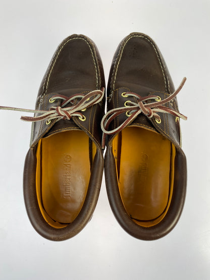 【現状渡し品】【メンズ】 TIMBERLAND ティンバーランド AUTHENTICS 3EYE CLASSIC LUG オーセンティック スリーアイ クラシック ラグ 靴 164-260519-yn-09-min サイズ：26.0cm カラー：ブラウン 万代Net店