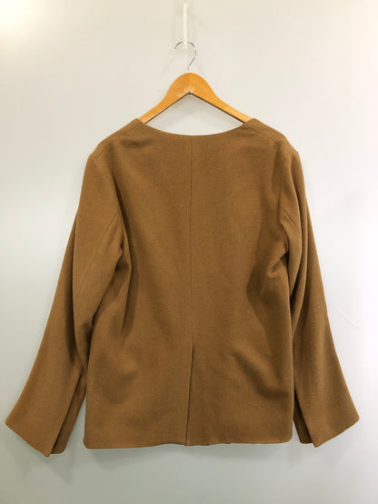 【中古品】【メンズ】 BED J.W. FORD ベッドフォード COLLARLESS WOOL TAILORED JACKET 17W-B-JK04 ノーカラーウールテーラードジャケット アウター 140-260519-yn-27-min サイズ：2 カラー：ブラウン系 万代Net店