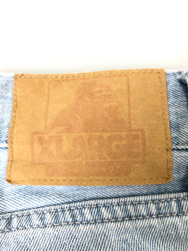 【中古品】【メンズ】 X-LARGE エクストララージ 01201613 EMBROIDERY DENIM PANT デニムパンツ ボトムス 153-260520-AS-26-min サイズ：32inch カラー：ライトインディゴ 万代Net店
