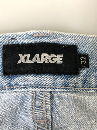 【中古品】【メンズ】 X-LARGE エクストララージ 01201613 EMBROIDERY DENIM PANT デニムパンツ ボトムス 153-260520-AS-26-min サイズ：32inch カラー：ライトインディゴ 万代Net店