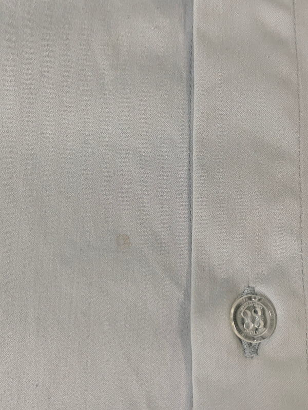 【現状渡し品】【メンズ】 OFF WHITE オフホワイト OMGA079E19D22002 19SS DOUBLE SHIRT ダブルシャツ 142-260516-zi-01-min サイズ：M カラー：ライトブルー 万代Net店