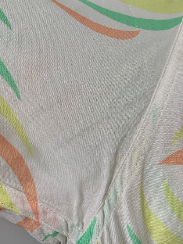 【中古品】【メンズ】 WACKO MARIA ワコマリア 23SS LEAF HAWAIIAN SHIRT 半袖 リーフ ハワイアン シャツ メンズ トップス 142-260515-em-16-min サイズ：M カラー：ホワイト系 万代Net店