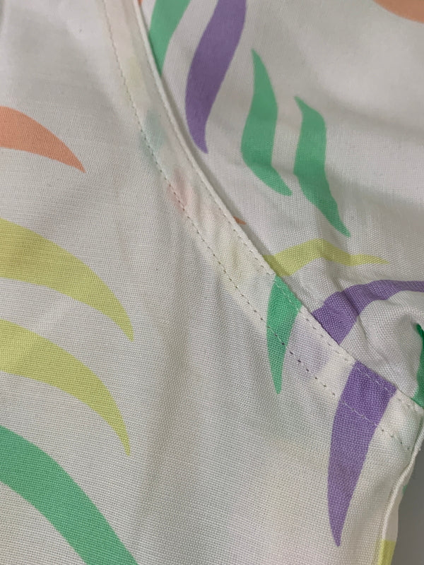 【中古品】【メンズ】 WACKO MARIA ワコマリア 23SS LEAF HAWAIIAN SHIRT 半袖 リーフ ハワイアン シャツ メンズ トップス 142-260515-em-16-min サイズ：M カラー：ホワイト系 万代Net店