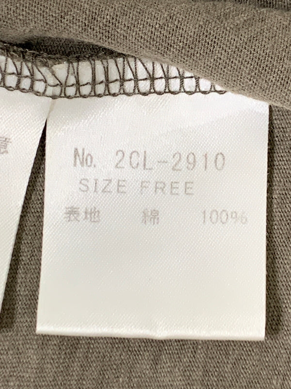 【中古品】【メンズ】 HYSTERIC GLAMOUR ヒステリックグラマー RAGRAN TEE ラグラン Tシャツ メンズ トップス 140-260518-em-42-min サイズ：FREE カラー：カーキ 万代Net店