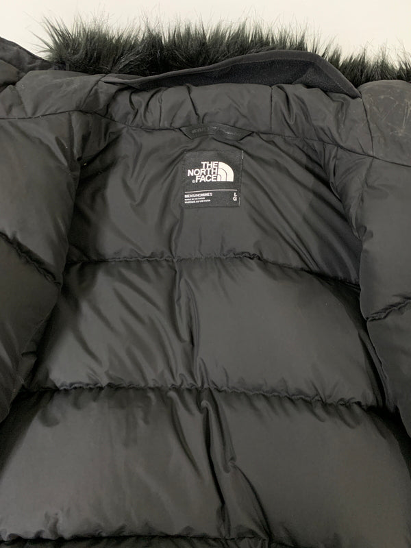 【中古品】【メンズ】 THE NORTH FACE ザ・ノースフェイス GOTHAM HOODED JACKET NF0A874R ゴッサム フーデット ジャケット メンズアウター 144-260515-em-11-min サイズ：L カラー：ブラック 万代Net店