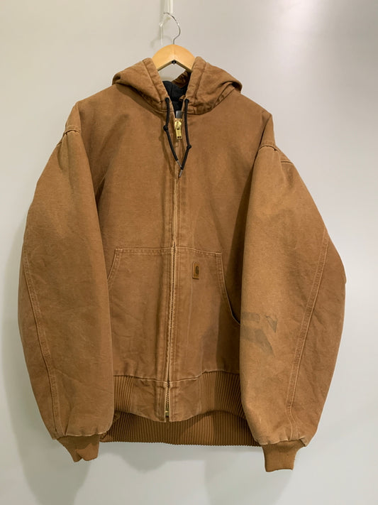 【中古品】【メンズ】 CARHARTT カーハート ACTIVE JACKET J130 BRN アクティブ ジャケット メンズ アウター コットン 146-260515-em-25-min サイズ：XL カラー：ブラウン 万代Net店