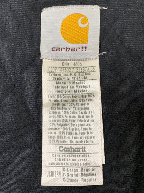 【中古品】【メンズ】 CARHARTT カーハート ACTIVE JACKET J130 BRN アクティブ ジャケット メンズ アウター コットン 146-260515-em-25-min サイズ：XL カラー：ブラウン 万代Net店