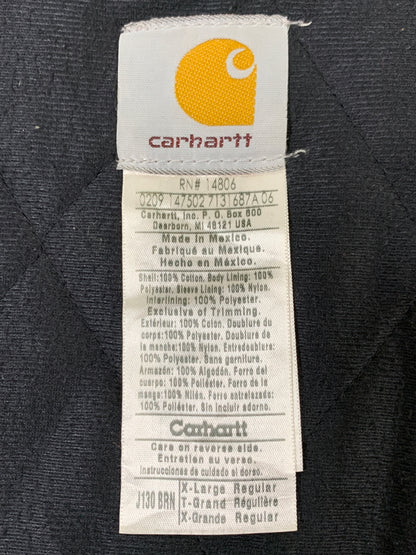 【中古品】【メンズ】 CARHARTT カーハート ACTIVE JACKET J130 BRN アクティブ ジャケット メンズ アウター コットン 146-260515-em-25-min サイズ：XL カラー：ブラウン 万代Net店