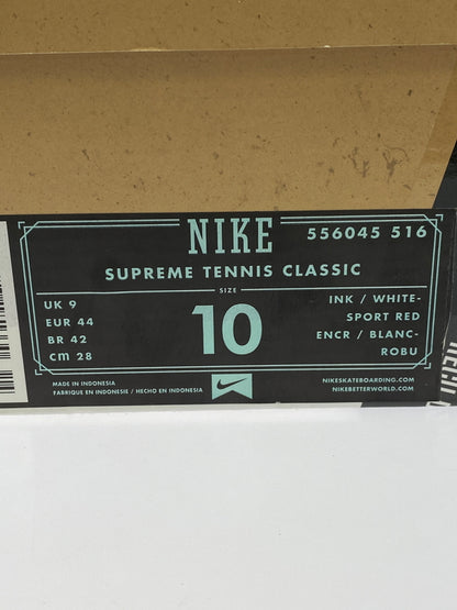 【未使用品】【メンズ】 NIKE ナイキ × SUPREME シュプリーム 13SS 556045-516 SB TENNIS CLASSIC INK WHITE SPORT RED 靴 シューズ スニーカー 160-260517-AS-7-min サイズ：28cm カラー：INK/WHITE-SPORT RED 万代Net店
