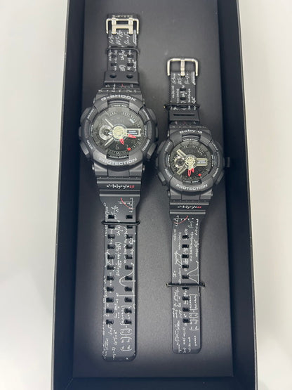 【中古美品】【メンズ/レディース】 CASIO カシオ G-SHOCK/BABY-G G Presents Lover's Collection LOV-21A-1ADR ジーショック ベイビージー ラバーズコレクション アナデジ クォーツ 逆輸入海外モデル ラバコレ 196-260612-kk-08-hon カラー：ブラック 万代Net店
