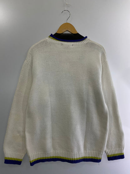 【中古品】【メンズ】 NAUTICA KNIT ノーティカ インコデザインニット トップス 146-260512-yn-02-min サイズ：M カラー：ホワイト 万代Net店