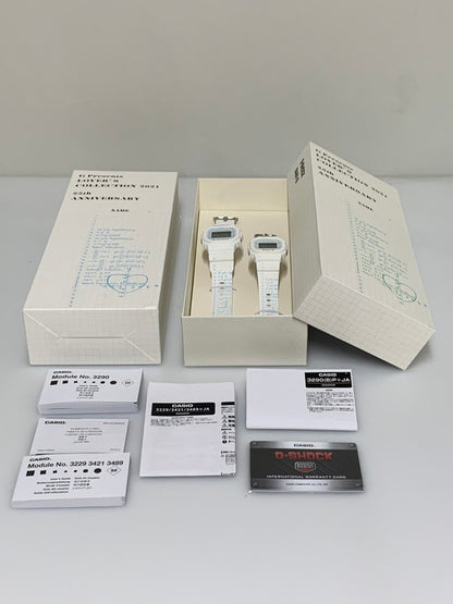 【中古品】【メンズ/レディース】 G-SHOCK ジーショック LOV-21B-7DR Gプレゼンツ ラバーズコレクション 腕時計 ペアモデル 196-260719-AS-1-min カラー：ホワイト 万代Net店