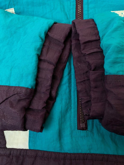 【現状渡し品】【メンズ】 STARTER MIGHTY DUCKS ANORAK PARKA スターター アノラックパーカー アウター 146-260512-yn-03-min サイズ：XL カラー：パープル/グリーン/ホワイト 万代Net店