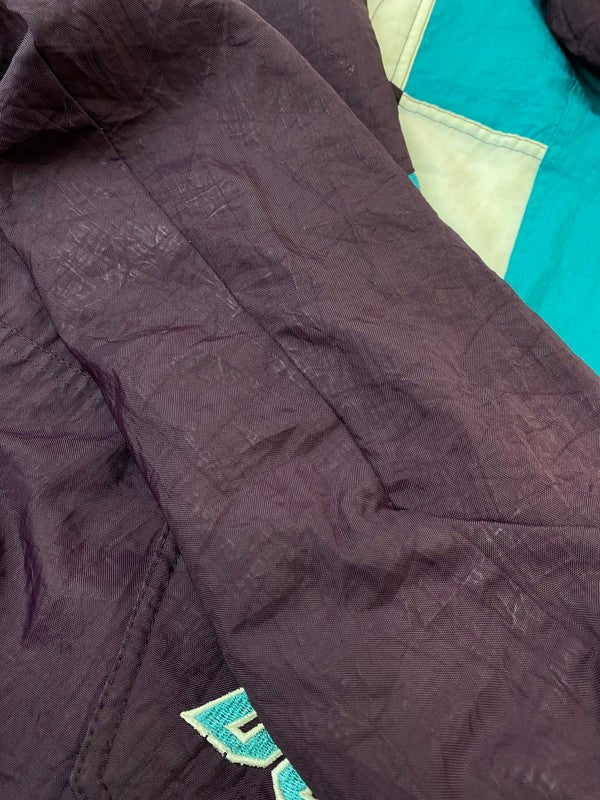 【現状渡し品】【メンズ】 STARTER MIGHTY DUCKS ANORAK PARKA スターター アノラックパーカー アウター 146-260512-yn-03-min サイズ：XL カラー：パープル/グリーン/ホワイト 万代Net店