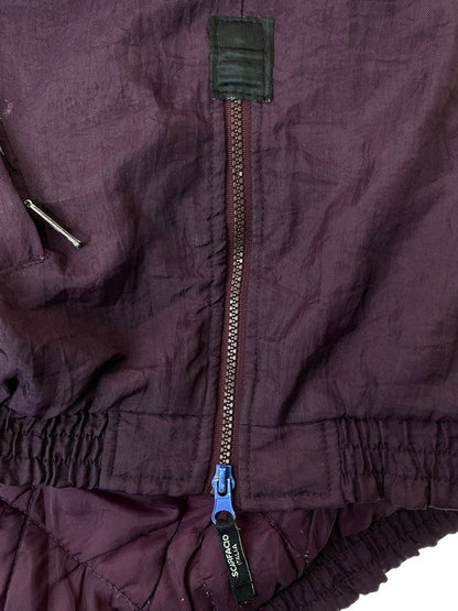 【現状渡し品】【メンズ】 STARTER MIGHTY DUCKS ANORAK PARKA スターター アノラックパーカー アウター 146-260512-yn-03-min サイズ：XL カラー：パープル/グリーン/ホワイト 万代Net店