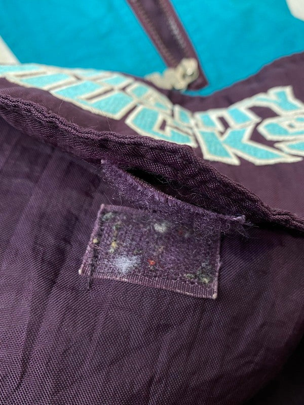 【現状渡し品】【メンズ】 STARTER MIGHTY DUCKS ANORAK PARKA スターター アノラックパーカー アウター 146-260512-yn-03-min サイズ：XL カラー：パープル/グリーン/ホワイト 万代Net店