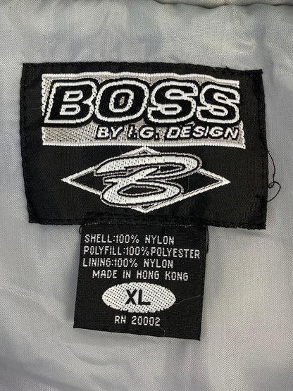 【現状渡し品】【メンズ】 BOSS PROTECH BATTING VEST VINTAGE ボス プロテック 中綿ベスト ライトアウター ヴィンテージ 146-260512-yn-04-min サイズ：XL カラー：ブルー系 万代Net店