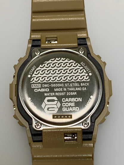 【中古美品】【メンズ/レディース】 CASIO カシオ G-SHOCK 5600 SERIES DWE-5600HG-1DR ジーショック 5600シリーズ 海外モデル クォーツ腕時計 196-260715-yn-33-min カラー：ゴールド 万代Net店