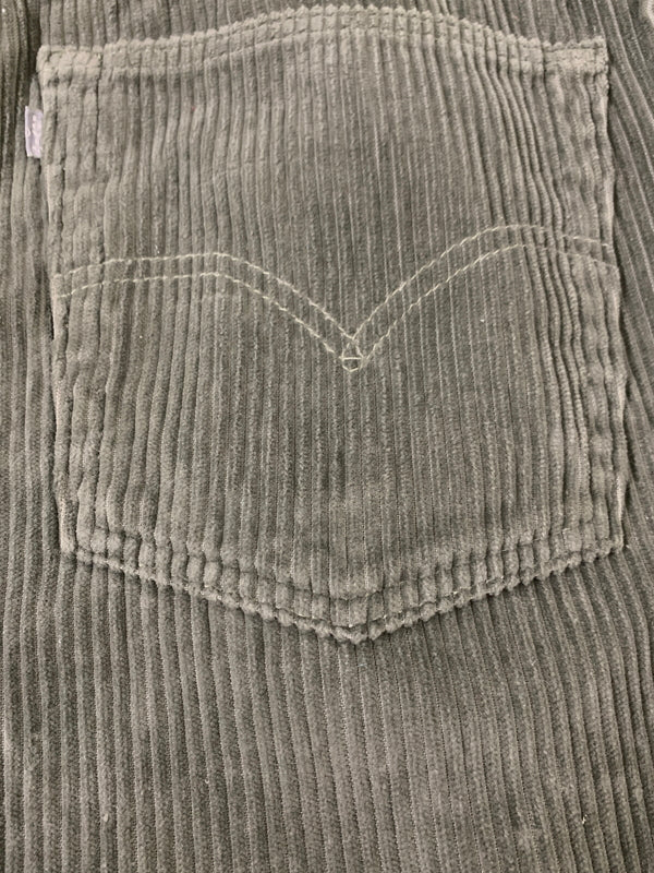 【中古品】【メンズ】 LEVI'S リーバイス 90S SILVER TAB CORDUROY BUGGY PANTS コーデュロイバギーパンツ 157-260516-zi-02-min サイズ：W36L34 カラー：グレー系 万代Net店