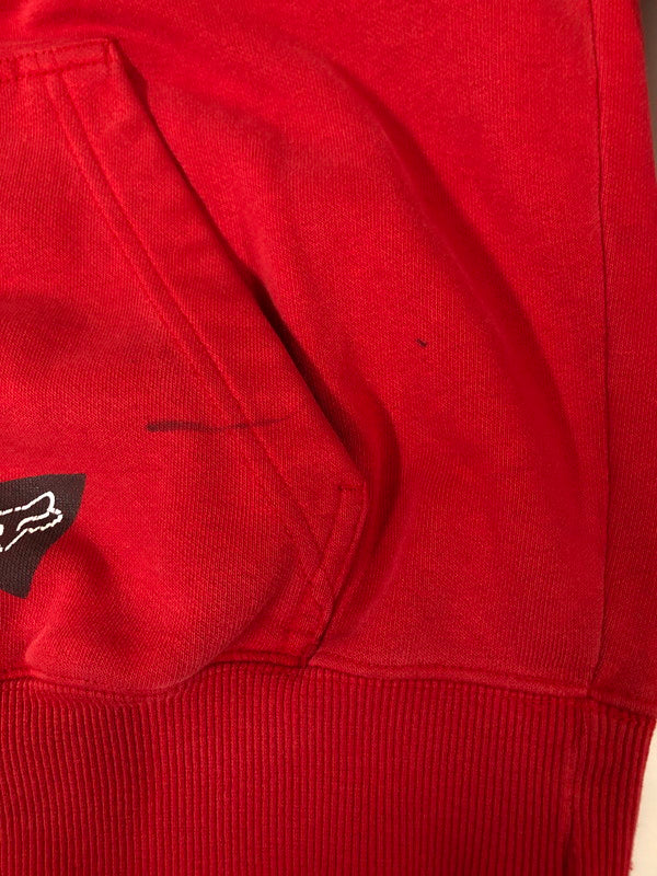 【現状渡し品】【メンズ】 FOX フォックス 00S PRINT HOODIE プルオーバーパーカー 146-260520-AS-31-min サイズ：M カラー：レッド 万代Net店